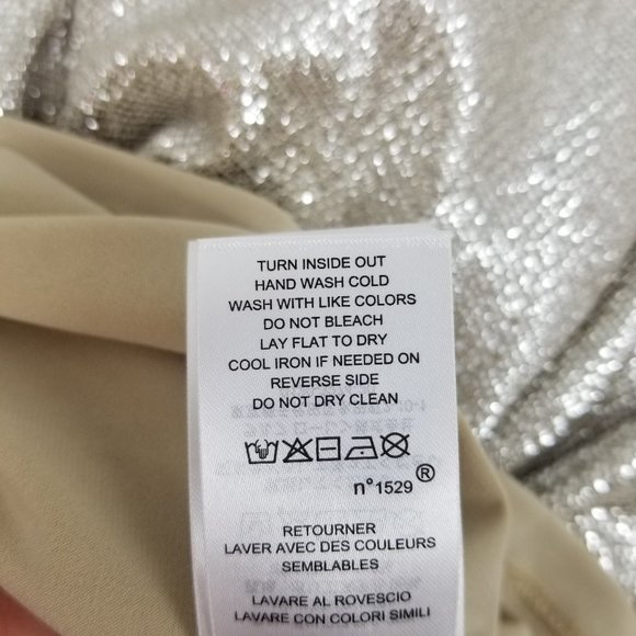 Ralph Lauren Flutter Sleeve Evening Dress 6 & 12 - Picture 12 of 13